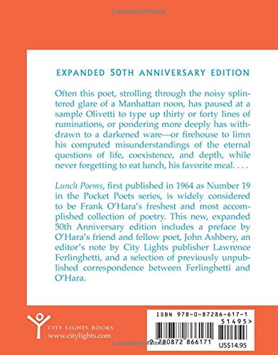 Lunch Poems: 50th Anniversary Edition (City Lights Pocket Poets Series, 19)