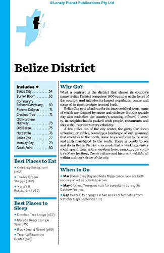 Lonely Planet Belize (Country Guide)