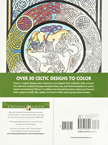 Creative Haven Celtic Designs Coloring Book (Creative Haven Coloring Books)