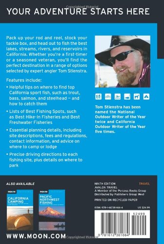 Moon California Fishing: The Complete Guide to Fishing on Lakes, Streams, Rivers, and the Coast (Moon Outdoors)