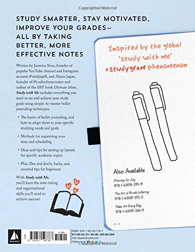 Study with Me: Effective Bullet Journaling Techniques, Habits, and Hacks To Be Successful, Productive, and Organized - With Special Strategies for Mathematics, Science, History, Languages, and More