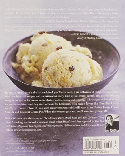 The Ultimate Ice Cream Book: Over 500 Ice Creams, Sorbets, Granitas, Drinks, And More