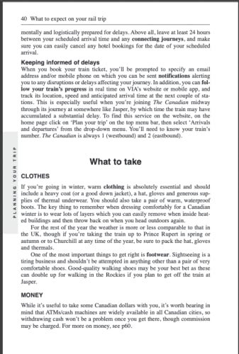 Trans-Canada Rail Guide: Includes Rail Routes and Maps plus Guides to 10 Cities