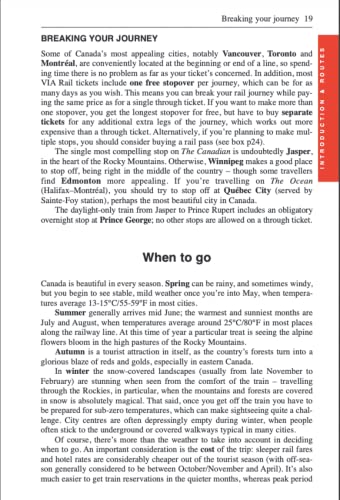 Trans-Canada Rail Guide: Includes Rail Routes and Maps plus Guides to 10 Cities