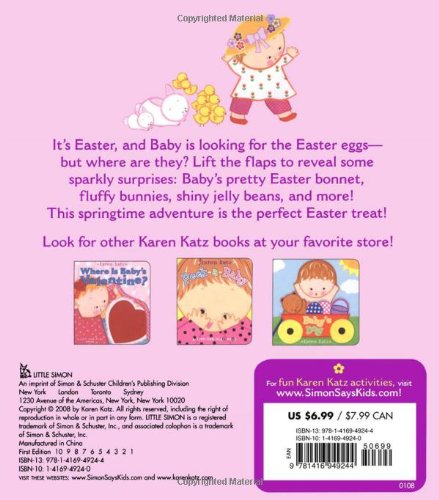 Where Are Baby's Easter Eggs?: A Lift-the-Flap Book (Karen Katz Lift-the-Flap Books)