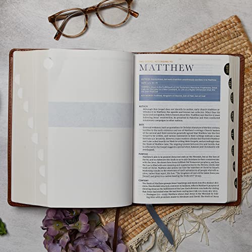 NKJV, Spirit-Filled Life Bible, Third Edition, Leathersoft, Brown, Thumb Indexed, Red Letter, Comfort Print: Kingdom Equipping Through the Power of the Word