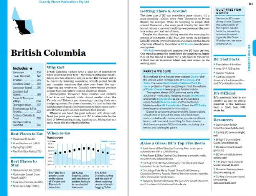 British Columbia & Canadian Rockies 6 (Lonely Planet)