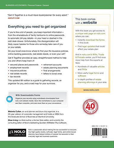 Get It Together: Organize Your Records So Your Family Won't Have To