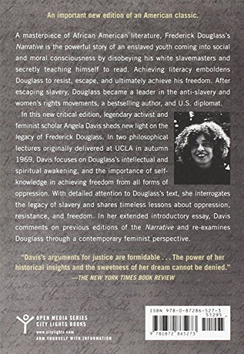 Narrative of the Life of Frederick Douglass, an American Slave, Written by Himself: A New Critical Edition by Angela Y. Davis (City Lights Open Media)