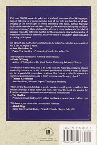 Biblical Eldership: An Urgent Call to Restore Biblical Church Leadership