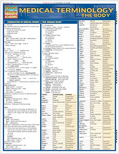 Medical Terminology: The Body (Quick Study Academic)