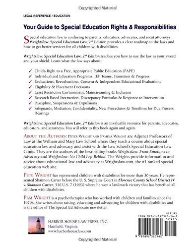 Wrightslaw: Special Education Law, 2nd Edition