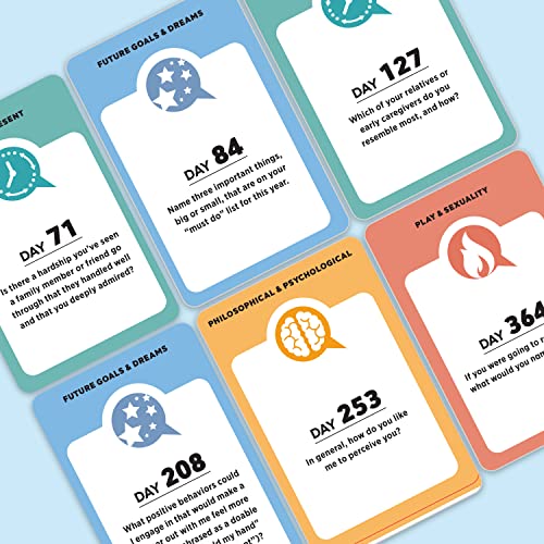 A Year of Us: Couples Question Cards: One Question a Day to Spark Fun and Meaningful Conversations