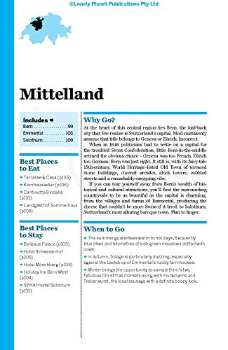Lonely Planet Switzerland (Travel Guide)