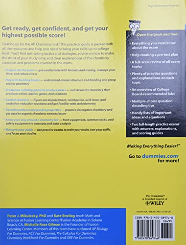 AP Chemistry For Dummies