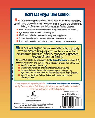 The Anger Workbook: A 13-Step Interactive Plan to Help You... (Minirth-Meier Clinic Series)