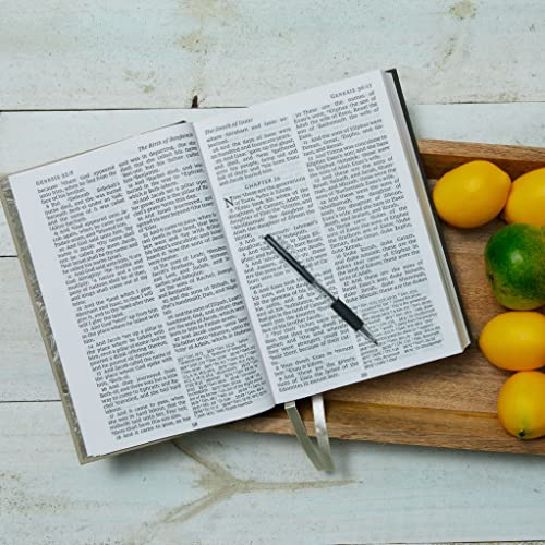 KJV Holy Bible, Super Giant Print Reference Bible, Black Leather-look, 43,000 Cross References, Red Letter, Comfort Print: King James Version