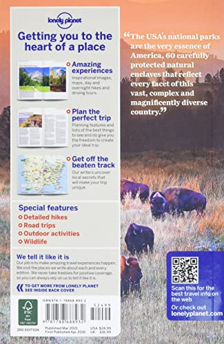 Lonely Planet USA's National Parks 3 (National Parks Guide)