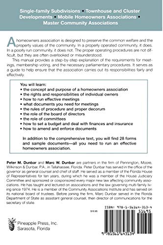 The Homeowners Association Manual (Homeowners Association Manual)(5th Edition)