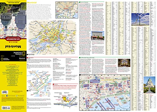 Montreal Map (National Geographic Destination City Map)