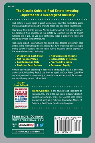What Every Real Estate Investor Needs to Know About Cash Flow... And 36 Other Key Financial Measures, Updated Edition