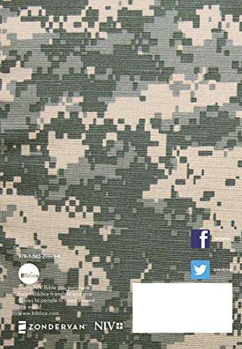 NIV, New Testament with Psalms and Proverbs, Military Edition, Paperback, Digi Camo