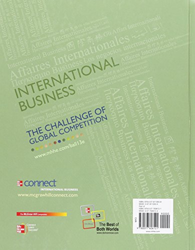 International Business: The Challenge of Global Competition