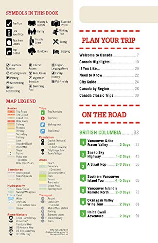 Lonely Planet Canada's Best Trips 1 (Road Trips Guide)