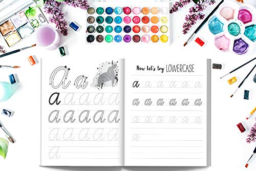 Learning Cursive: Beginner's Handwriting Workbook: Letters, Connections & Words