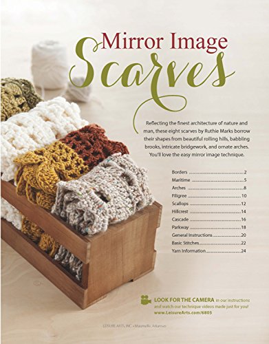 Mirror Image Scarves-8 Beautifully Symmetrical Easy-to-Make Scarves that Reflect the Finest Architecture of Nature and Man