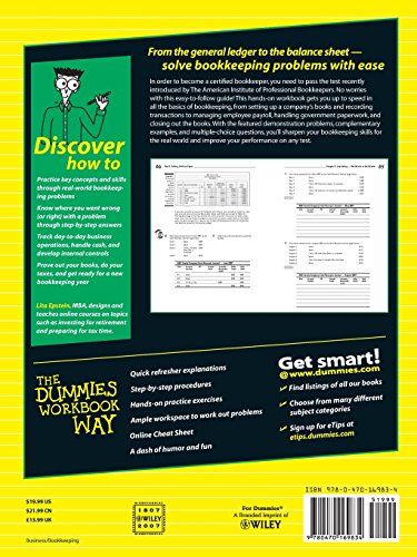 Bookkeeping Workbook For Dummies