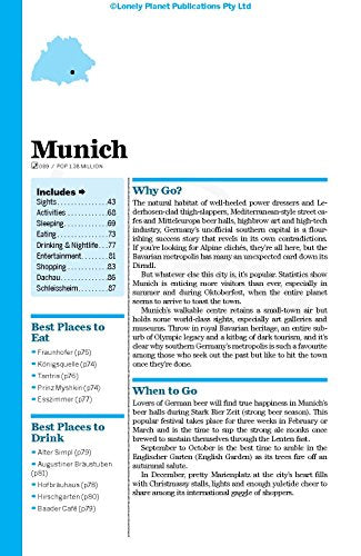 Lonely Planet Munich, Bavaria & the Black Forest (Regional Guide)