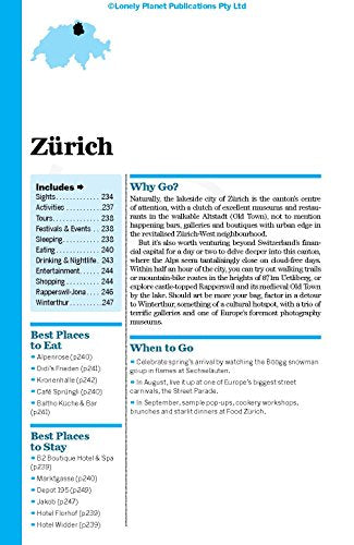 Lonely Planet Switzerland (Travel Guide)