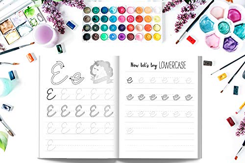 Learning Cursive: Beginner's Handwriting Workbook: Letters, Connections & Words