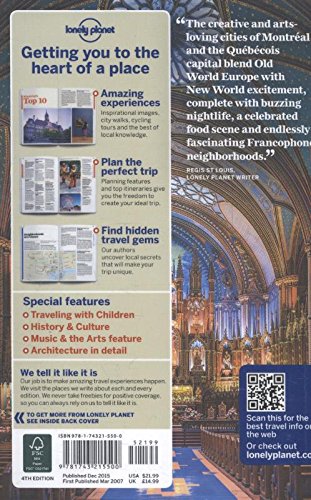 Lonely Planet Montreal & Quebec City (City Guide)