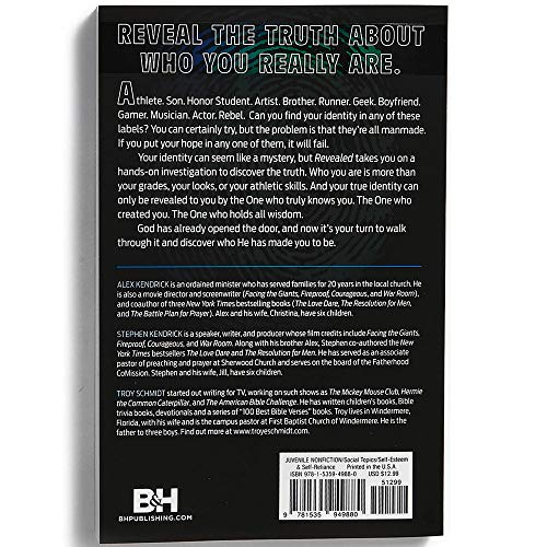 Revealed: Discovering Your True Identity in Christ for Teen Boys and Young Men