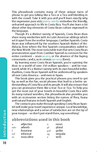 Lonely Planet Costa Rican Spanish Phrasebook & Dictionary 5