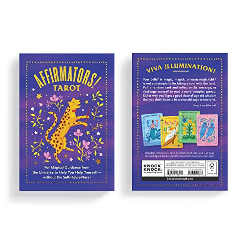 Affirmators! Tarot Cards Deck - Daily Affirmation Tarot Cards with Positive Affirmations For Magical Guidance from the Universe to Help You Help Yourself without the Self-Helpy-Ness