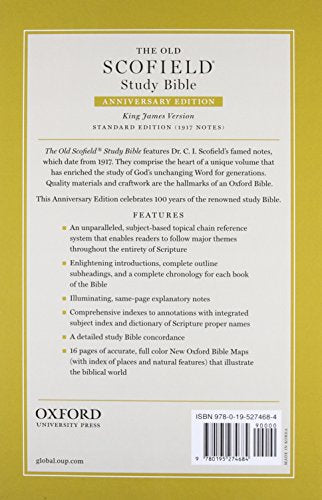 The Old Scofield Study Bible: King James Version, Standard Edition