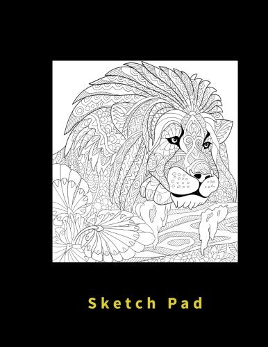 Sketch Pad: Blank pages, 110 pages, White paper, Sketch, Draw and Paint