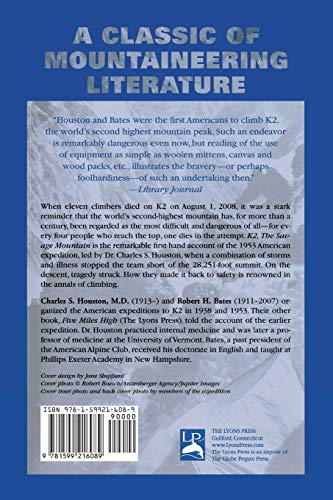 K2 THE SAVAGE MOUNTAIN: THE CLASSIC TRUE