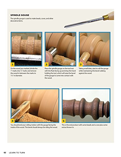 Learn to Turn, 3rd Edition Revised & Expanded: A Beginner's Guide to Woodturning Techniques and 12 Projects (Fox Chapel Publishing) Step-by-Step Instructions, Troubleshooting, Tips, & Expert Advice