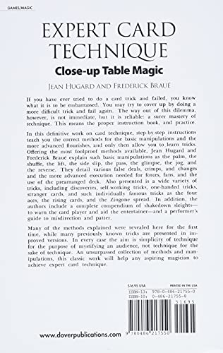 Expert Card Technique: Close-Up Table Magic