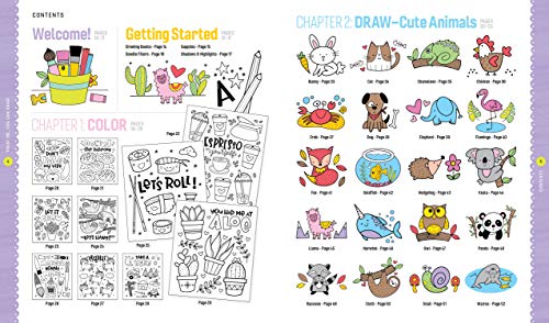 Trust Me, You Can Draw: The Super-Cute, Can't-Fail, Totally Awesome, Best-Ever Doodling, Lettering & Coloring Book