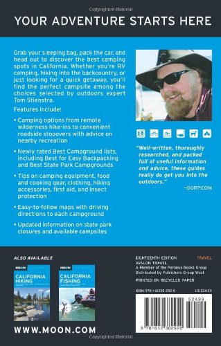 Moon California Camping: The Complete Guide to More Than 1,400 Tent and RV Campgrounds (Moon Outdoors)