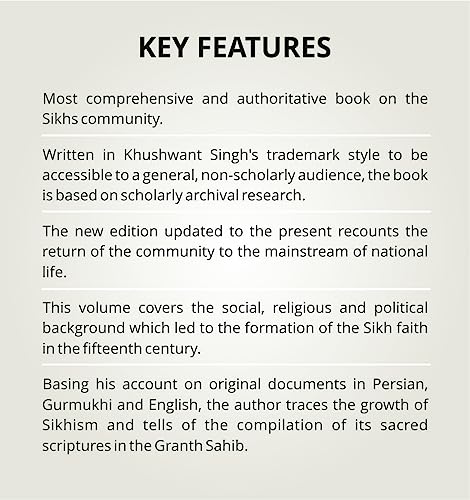 A History of the Sikhs, Volume 1: 1469-1839 (Oxford India Collection)