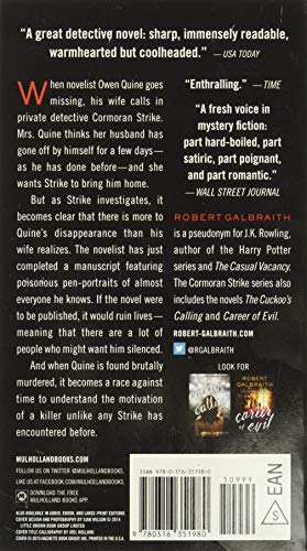 The Silkworm (A Cormoran Strike Novel, 2)