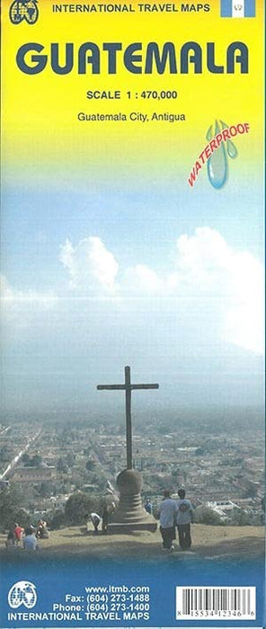 Guatemala 1:470,000 Travel Map