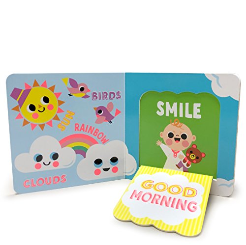 Hug Kiss Love (Children's Lift-a-Flap Board Book Gifts for Little Valentines, Mother's & Father's Day, Birthdays, Ages 0-4) (Busy & Bright Baby)
