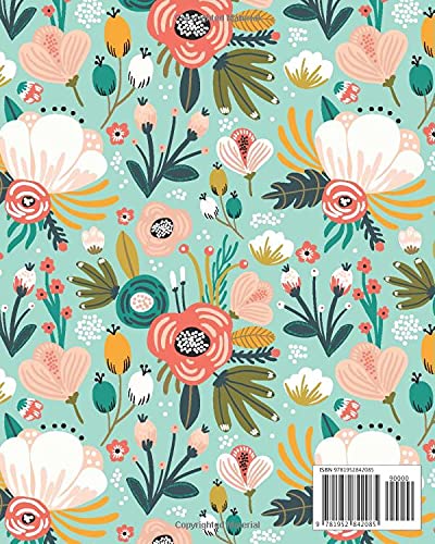 Academic Planner (2021-2022 Mint Floral)